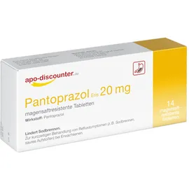Pantoprazol Eris 20 mg TMR von apo-discounter bei Sodbrennen
