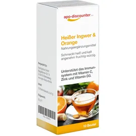 Heisser Ingwer + Orange Pulver von apo-discounter