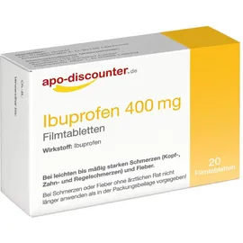Ibuprofen 400 mg FTA Schmerztabletten von apo-discounter