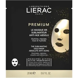 LIERAC PREMIUM Anti-Age Gold Tuchmaske