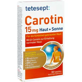 Tetesept Carotin 15 Mg Haut+sonne Filmtabletten