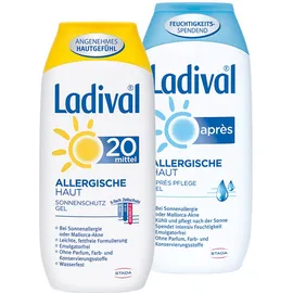Ladival allergische Haut Gel LSF 20 und Apres Gel