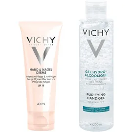Vichy Reinigendes Hand-Gel + Vichy Hand Nagelcreme