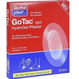 GOTAC HydroGel-Pflaster 7x10 cm steril