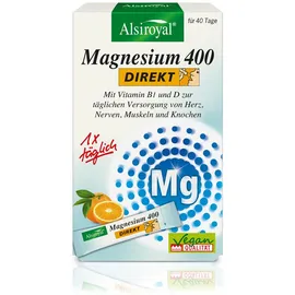 Alsiroyal Magnesium 400 Direkt 40 Stück Zitrone