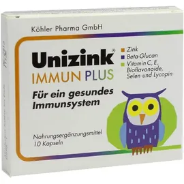 Unizink Immun Plus 10 Kapseln