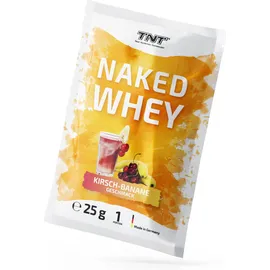 Naked Whey Portionsbeutel / Probe - Whey Protein Konzentrat - KiBa (Kirsch-Banane) Geschmack