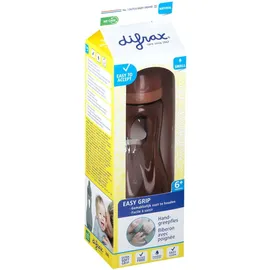difrax® Easy Grip Anti-Kolik-Flasche S mit Griff Natural Brick 240 ml