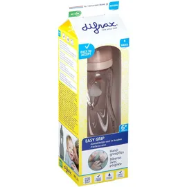 difrax® Easy Grip Anti-Kolik-Flasche S mit Griff Natural Pink 240 ml