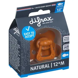 Difrax® Schnuller Natural +12 Monate - Pumpkin
