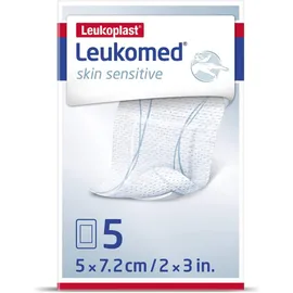 Leukomed skin sensitive steril 5 x 7,2 cm 5 Wundverbände