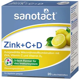 Sanotact Zink + C + D Lutschtabletten