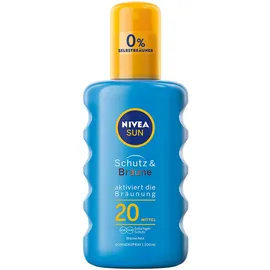 Nivea® Sun Schutz & Bräune Sonnenspray LSF 20