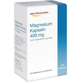 Magnesium Kapseln 400 mg von apo-discounter