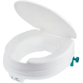 Dietz Toilettensitzerhöhung mit Deckel Basic SilverLine - antibakteriell