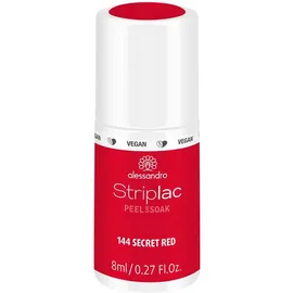 Alessandro International StripLac Peel or Soak 8 ml - 144 secret red