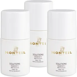 Monteil Solutions Super Sec Roll-On Deodorant 3x50 ml