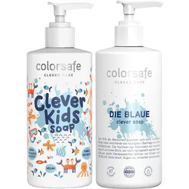 colorsafe Clever Care DIE Blaue + colorsafe Clever Care DIE Blaue clevere Kinderseife
