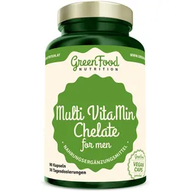 GreenFood Nutrition Multi VitaMin Chelate für Männer