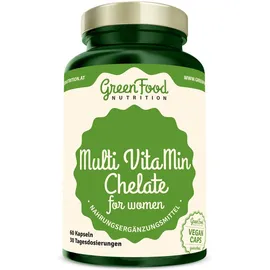 GreenFood Nutrition Multi VitaMin Chelate für Frauen