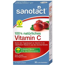 Sanotact 100% natürliches Vitamin C Lutschtabletten