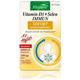 Alsiroyal Vitamin D3 + Selen Immun 30stk