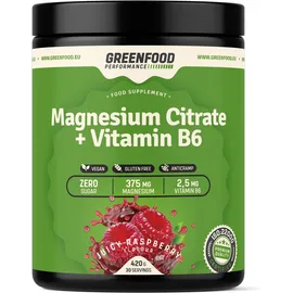 GreenFood Nutrition Performance Magnesium Citrate Juicy Raspberry