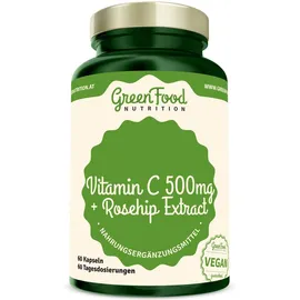 GreenFood Nutrition Vitamin C 500 + Hagebutten-Extrakt