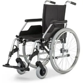 Meyra Rollstuhl Budget 9.050 Faltrollstuhl Sitzbreite 51cm inkl. Trommelbremse für die Begleitperson