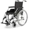 Bild 1 für Meyra Rollstuhl Budget 9.050 Faltrollstuhl Sitzbreite 51cm inkl. Trommelbremse für die Begleitperson