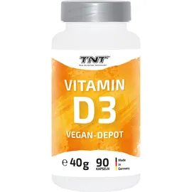 TNT Vitamin D3 Vegan-Depot - für alle, die zu wenig Sonnenlicht abbekommen - 100% vegan