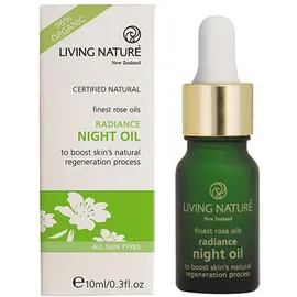 Living Nature Radiance Night Oil - Antifaltenrosenöl