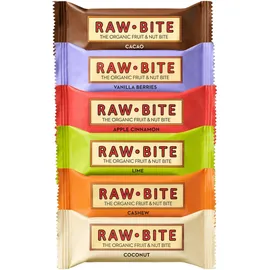 Rawbite Frucht- & Nussriegel Probier-Paket