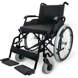 Stahl Rollstuhl Econ 220 46cm bis 120kg Schwarz