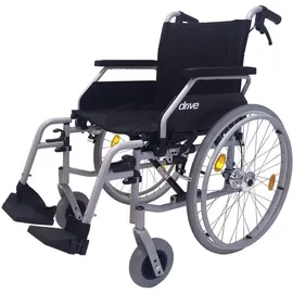Standard-Stahlrollstuhl Drive Medical Ecotec Rollstuhl 2G mit Trommelbremse Sitzbreite 46cm