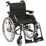 Dietz - Tomtar Basik+, faltbarer Alu Rollstuhl mit Trommelbremse für Begleitperson