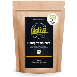 Hanfprotein Pulver Bio 50%