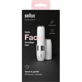 Braun - Epilierer 'Face Mini Hair Remover - Fs1000' in Weiß