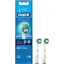 Oral-B - Aufsteckbürsten 'Precision Clean CleanMaximizer' in Weiß (2er-Pack)