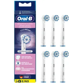 Oral-B - Aufsteckbürsten 'Sensitive Clean' in Weiß (6er-Pack)