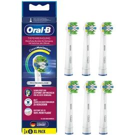 Oral-B - Aufsteckbürsten 'Tiefenreinigung Clean Maximizer' in Weiß (6er-Pack)