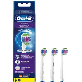 Oral-B - Aufsteckbürsten `3D White CleanMaximizer` in Weiß (3er-Pack )