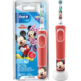 Oral-B - Elektrische Zahnbürste 'Vitality Kids - Mickey Mouse' in Rot