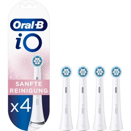 Oral-B - Aufsteckbürsten 'iO Sanfte Reinigung - weiß' (4er-Pack)