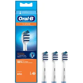 Oral-B - Aufsteckbürsten `TriZone` in Weiß (3er-Pack)