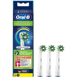 Oral-B - Aufsteckbürsten `CrossAction CleanMaximizer` in Weiß (3er-Pack)