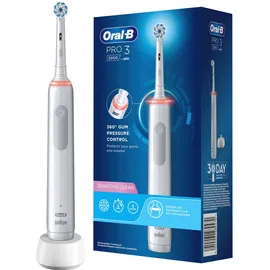 Oral-B - Elektrische Zahnbürste 'Pro 3 - Sensitive Clean' in Weiß