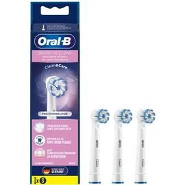 Oral-B - Aufsteckbürsten 'Sensitive Clean' in Weiß (3er-Pack)