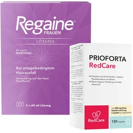 Prioforta RedCare + Regaine® Frauen Lösung 2% 3 Monats-Vorrat