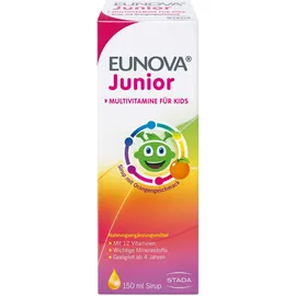 Eunova Junior Sirup mit Orangengeschmack 150 ml